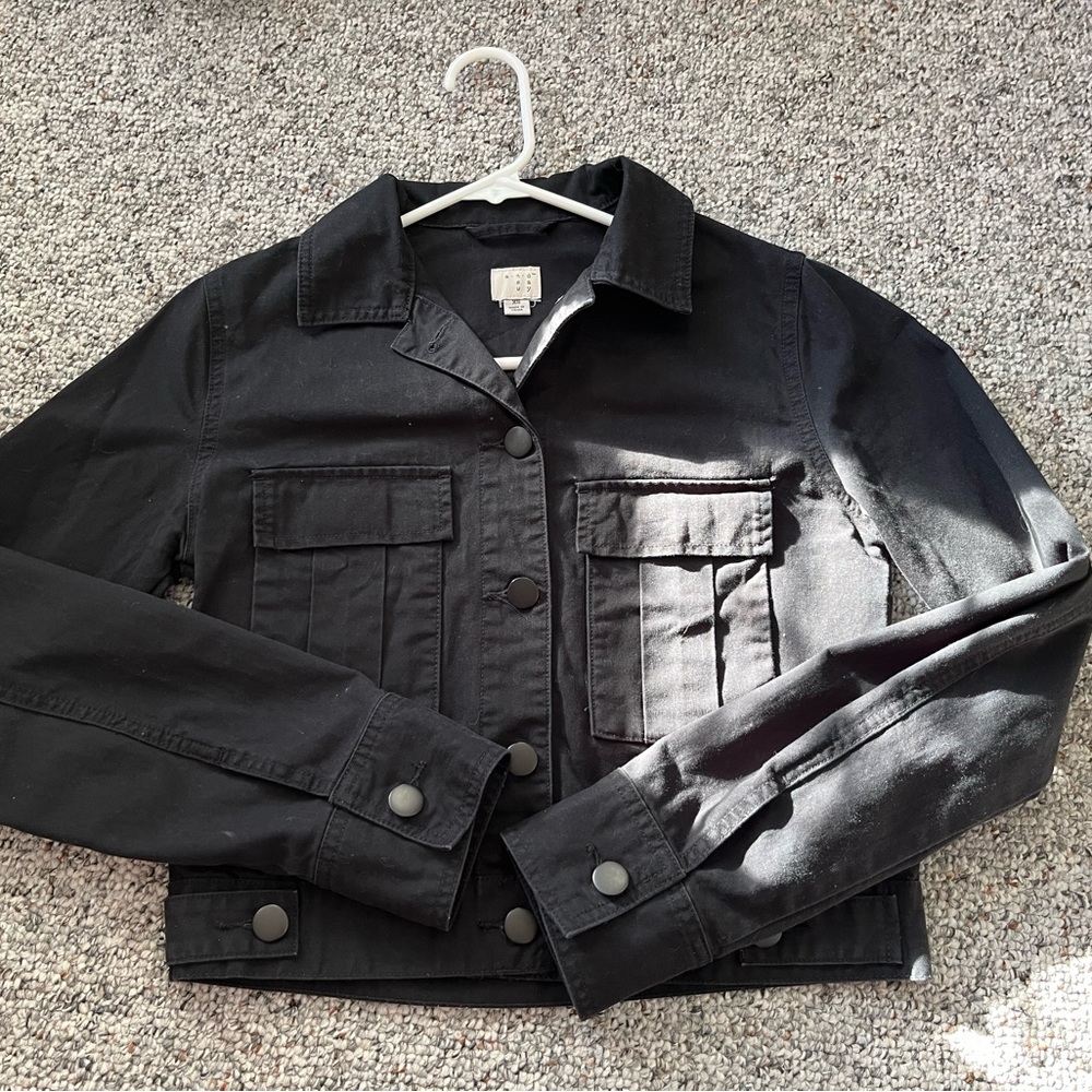 A New Day cropped black jacket